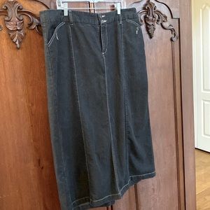 Cato woman 18w black denim skirt